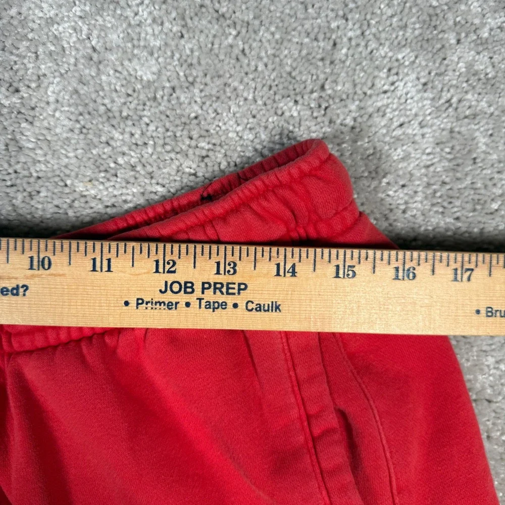 Nike Men's Large Red Fleece Swoosh Shorts Sportswear